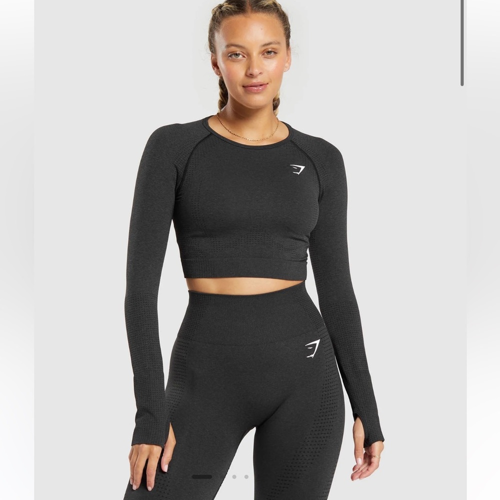 Gymshark VITAL SEAMLESS 2.0 LEGGINGS and crop top NWT